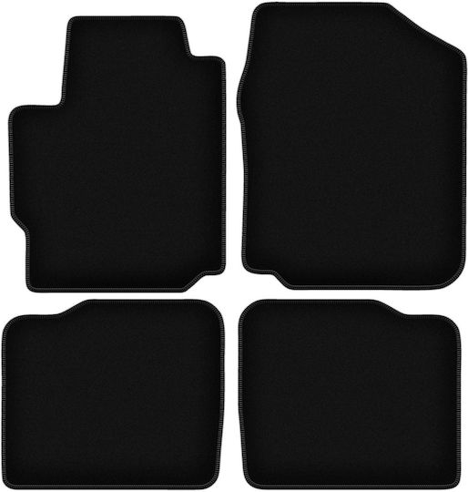 Auto Fußmatten Wielganizator Basic Schwarz Velours Daihatsu Materia Minivan 2007-2011
