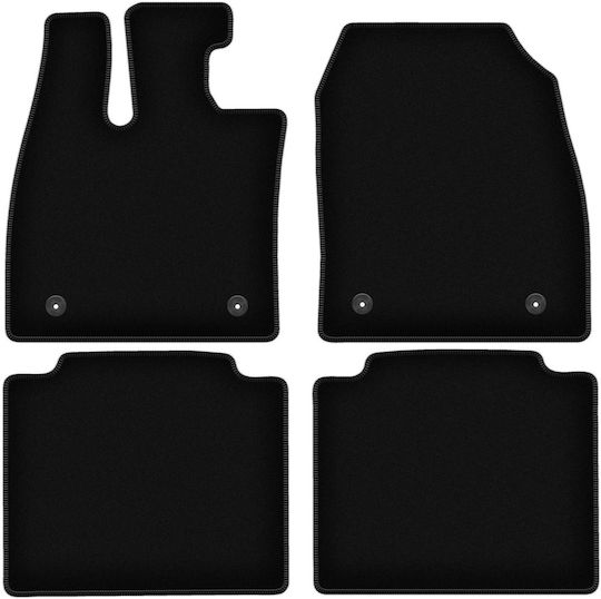 Basic Black Velour Mats Lexus Rz Crossover 2022
