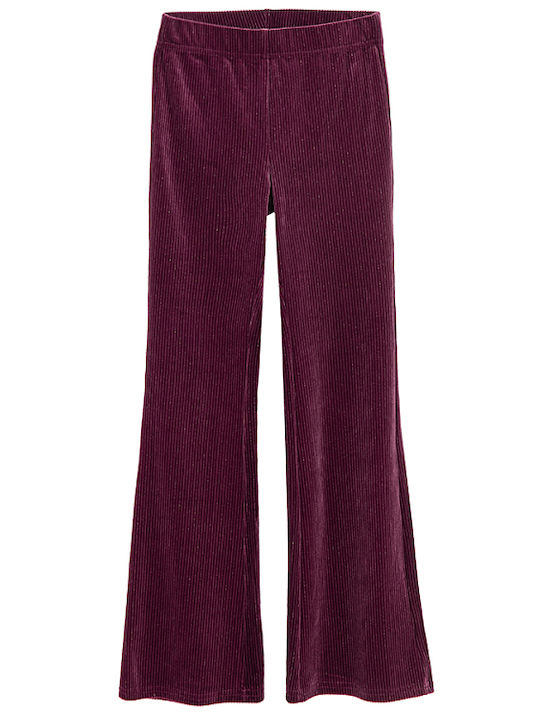 Kids Leggings Long Burgundy