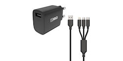 2GO 797257 15W με Καλώδιο Lightning 2GO 797257 15W με Καλώδιο Lightning