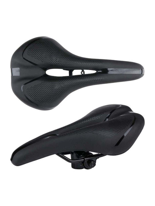 Dunlop Fahrradsattel Schwarz mit Gel 270 x 145 mm