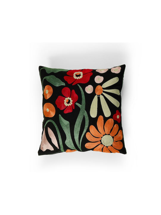 Whitegg Față De Pernă A122 Din 100% Bumbac Neagră 45x45cm