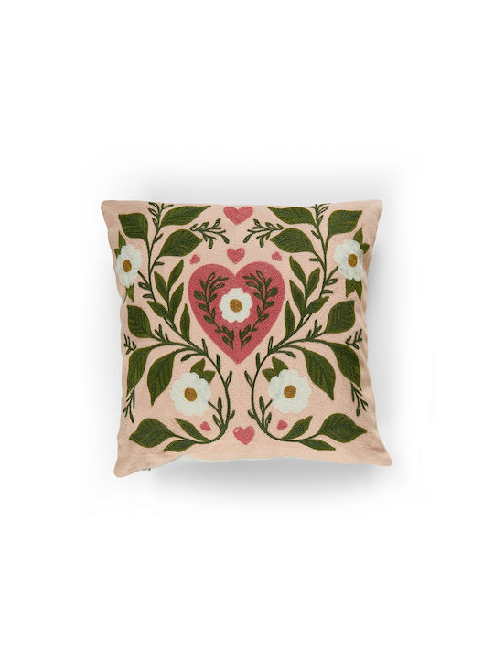 Whitegg Decorative Pillow Case A103 From 100% Cotton Blue 45x45cm