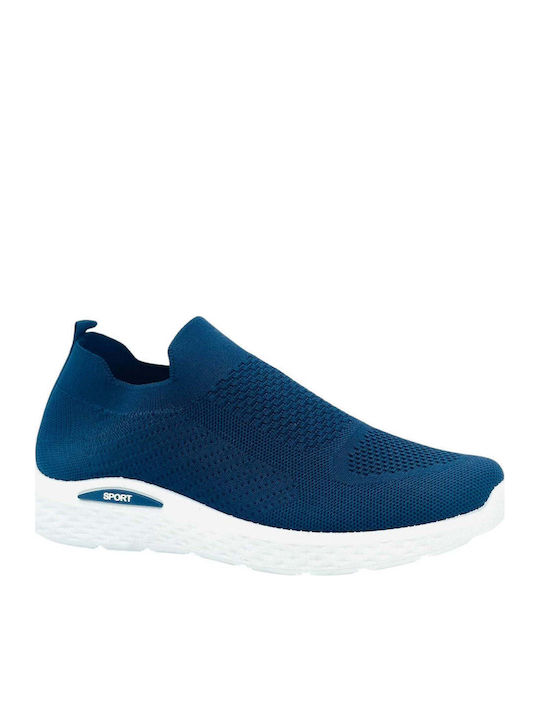 Πάνινα Ανδρικά Slip-On Μπλε