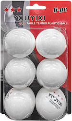 Bile Ping Pong Set 6 Bucăți 18x11cm Toymarkt 91188 Bile Ping Pong Set 6 Bucăți 18x11cm Toymarkt 91188