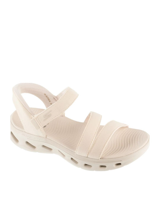 Skechers Glide-step Γυναικεία Σανδάλια Μπεζ