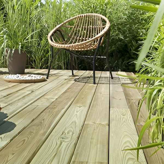 Ecoshadow Plank for Garden Flooring 300x9.5cm Impregnated Timber