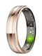 HR02 Smart Ring 18.2mm με Παλμογράφο Χρυσό