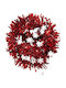 Alista Home Weihnachtsgirlande Kunststoff Rote 9x9cm