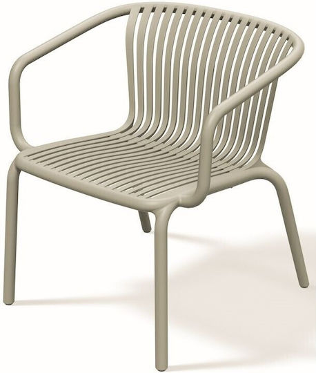 Outdoor Chair Polypropylene Brene Beige 67x62x74cm