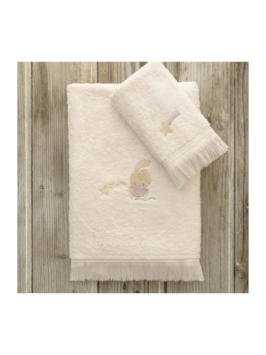 Kocoon Set Baby- & Kinderhandtücher 2 Stück Bunny Bloom Bunny Bloom