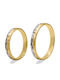 Savvas Design Bicolor Eheringe Set 14K