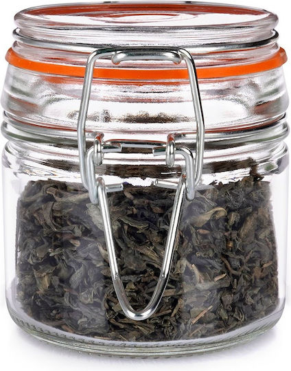 Orion General Use Glass Transparent Vase with Lid 100ml