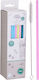 Reusable Plastic Colorful Drinking Straws Set 100 Pieces