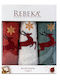 Rebeka Home Prosop De Mână Hkt6001 30x50cm Christmas 3 Bucăți
