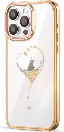 Kingxbar Wish Series Back Cover Πλαστικό / Σιλικόνης Χρυσό (iPhone 14 Pro)