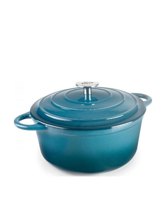 Lacor Deep Cast Iron Pot 3.5lt / 24cm