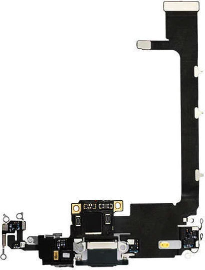Καλωδιοταινία Φόρτισης Τσιπάκι Φόρτισης Iphone 11 Pro Max Μαύρο