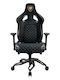 Cougar Titan Pro V2 Gold F Fabric Gaming Chair with Adjustable Arms Black