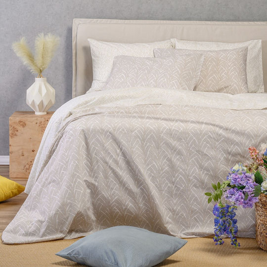 Melinen Σετ Μονή 165x245cm Coral Light Grey