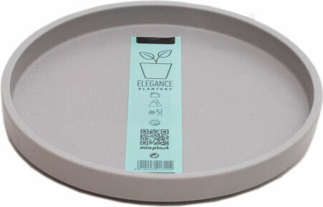 Micplast Kunststoff Topfplatte Grau 18x18cm 11.22.03.25