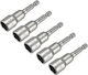 Goizper Magnetische Steckdosen Sechsecke mit Rahmen Gastgeber HEX 1/4 Zoll Set 5Stücke
