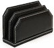 BagCity Visitenkarten Schwarz Leder 10er Pack