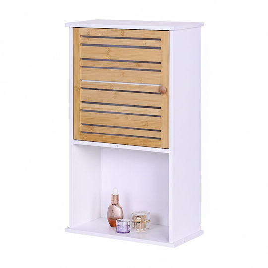 Relaxdays Dulap De Baie 40x20x70cm Lemn Natural