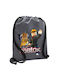 Koupakoupa Roblox KP_1738 Gym Bag Gray Sports Backpack