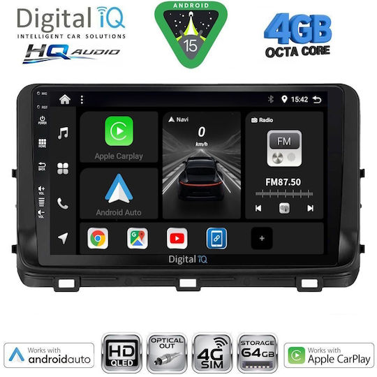 Digital IQ Ηχοσύστημα Αυτοκινήτου για Kia Ceed / XCeed 2018-2022 (Bluetooth/USB/WiFi/GPS/Apple-Carplay/Android-Auto) με Οθόνη Αφής 10"