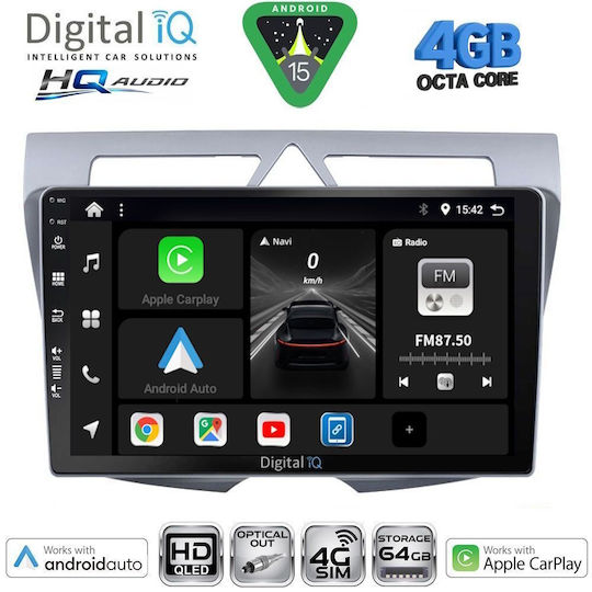 Digital IQ Car Audio System for Kia Picanto 2008-2011 Bluetooth USB WiFi GPS Apple CarPlay Android Auto with 9" Touch Screen