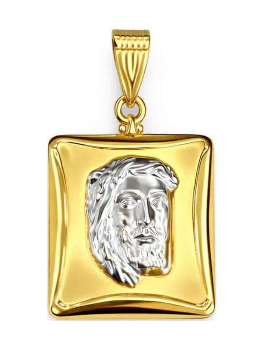 Ioannis Kosmima Pendant Kids Charm with Jesus Christ in 9K Gold AFP-924738Y