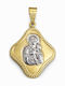 Ioannis Kosmima Pendant Kids Charm with Virgin Mary in 9K Gold AFP-924735Y