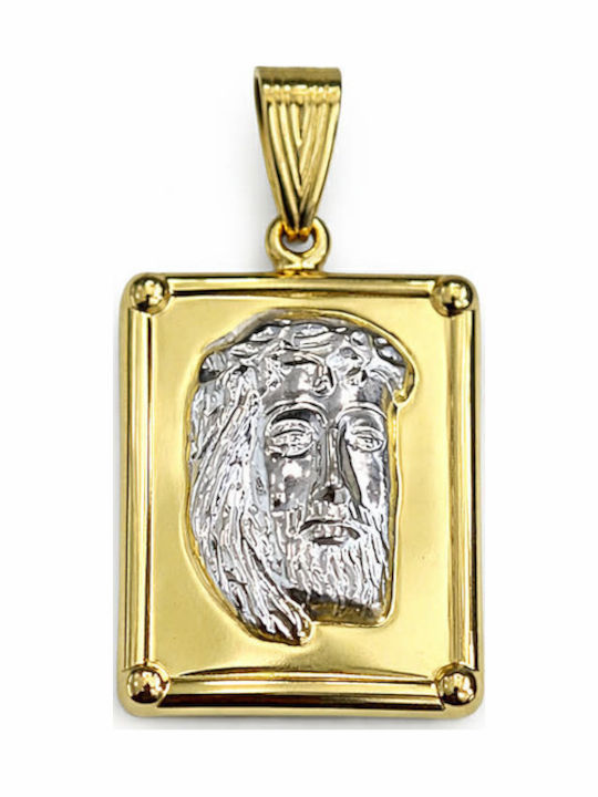 Ioannis Kosmima Pendant Kids Charm with Jesus Christ in 9K Gold AFP-924737Y