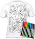 Splat Planet Malerei T-Shirt