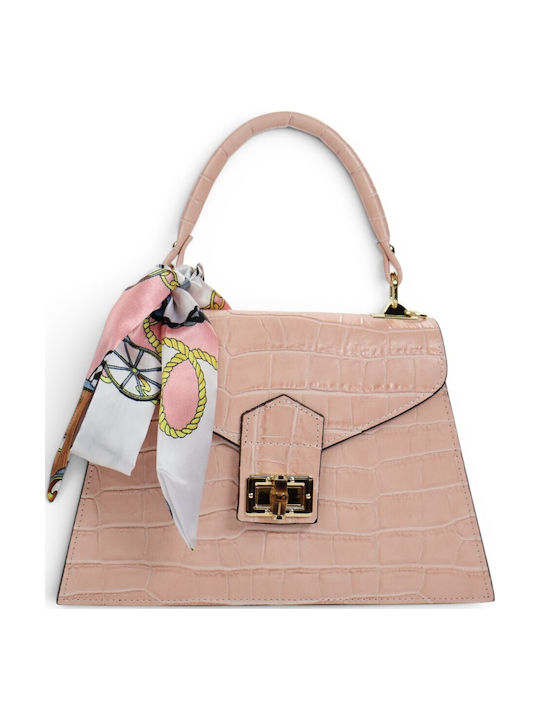 Leather Women's Shoulder Bag Gold