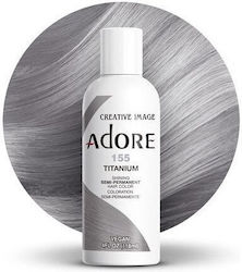 Adore Shining Semi-permanent Hair Dye Titanium 155 118 Ml