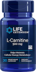 Life Extension L Carnitine 500mg 30 φυτικές κάψουλες