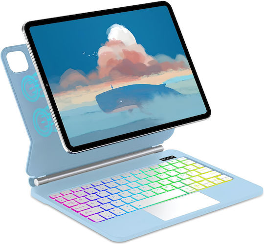 Flip Cover Ανθεκτική με Πληκτρολόγιο (Ipad Air 13 M2 2024)