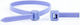 WKK Plastic Cable Ties 100mm In Purple Colour 100 Pieces 11032771