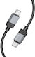 Hoco X110 USB 2.0 Кабел USB-C Мъжки - USB-C 60W Черен 1m HOC-646826