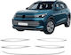 Front Bumper Trim Strips Volkswagen Tiguan From 2024 Chrome