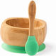 Eco Rascals Σετ Φαγητού από Bamboo με Αντιολισθητική Βάση Μπεζ 2τμχ