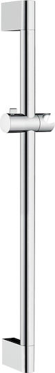 Avizar Shower Bar Adjustable Height Angle Chrome Finish Anti-corrosion Silver