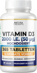 Natura Therapy Vitamin D3 Βιταμίνη 365 ταμπλέτες