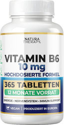 Natura Therapy Vitamin B6 Βιταμίνη 365 ταμπλέτες Natura Therapy Vitamin B6 Βιταμίνη 365 ταμπλέτες