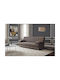 Laura Dreisitzer Sofa Bett mit Stauraum Hellbraun 190x84x86cm