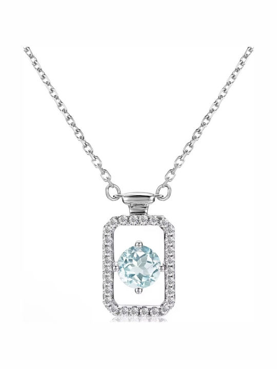 Destiny Necklace for Photography from Gold Plated Silver Blue
