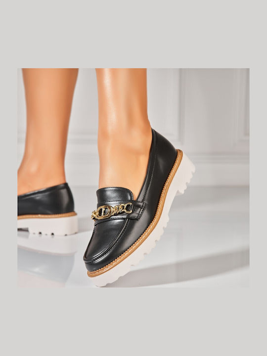 Seastar Shoes Mocasini Dama În Culoare Neagră