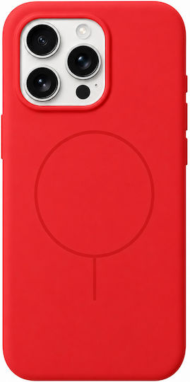 Калъф Soft Touch Magline Magnetic 1,5mm Mobicase Iphone 17 Pro Max Червен